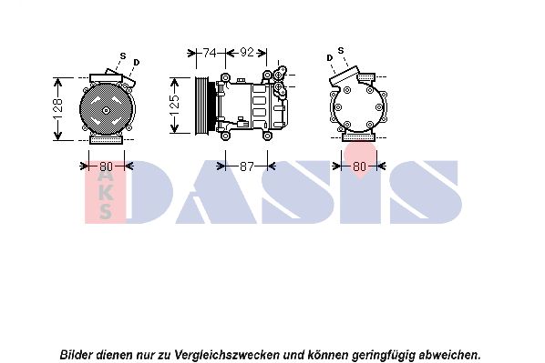 AKS DASIS Kompressori, ilmastointilaite 851609N